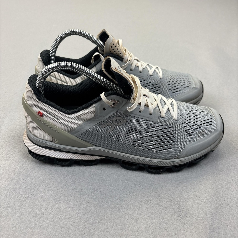 On Cloudsurfer Shoes Womens Size 8 Gray CloudTec Running Sneakers Athletic